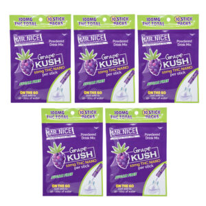 5 Pack Special: Grape Kush Powdered Drink Mix